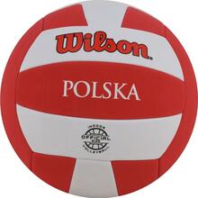 Võrkpall Wilson Super Soft Play VB Polska, WTH90118XBPO, suurus 5, valge/punane
