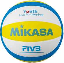 Rannavõrkpall Mikasa SBV, suurus 5, kollane/sinine/valge