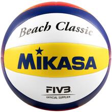 Rannavõrkpall Mikasa Beach Classic BV552C-WYBR, suurus 5, valge/kollane/sinine
