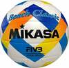 Rannavõrkpall Mikasa BV543C-VXA-Y, suurus 5, valge/sinine/kollane