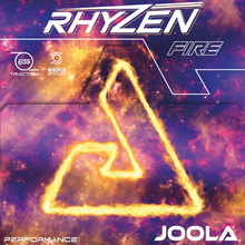 Lauatennise reketi kumm JOOLA Rhyzen FIRE, punane Max+