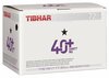 Lauatennise pallid Tibhar 40+ Syntt, valged, 72 tk
