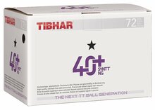 Lauatennise pallid Tibhar 40+ Syntt, valged, 72 tk