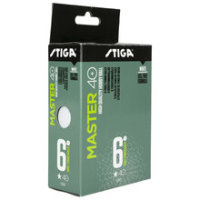 Lauatennise pallid Stiga Master, valge, 6 tk