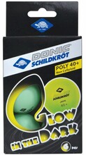Lauatennise pallid Donic P40+ Glow, 6 tk