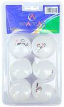 Lauatennise pallid Spartan TT-Ball, valge, 6 tk
