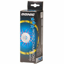Lauatennise pallid Donic P40+, valged, 3 tk