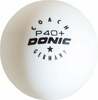 Lauatennise pallid Donic P40+ Coach, 1 star, valged, 120 tk