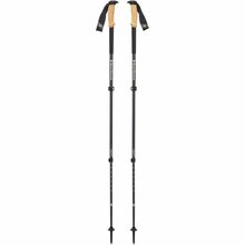 Käimiskepid Black Diamond Alpine Carbon Cork, mustad, 100 - 130 cm