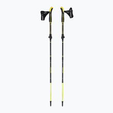 Kepikõnni kepid Gabel FX-75 Snake Carbon, 115 cm, must/laim