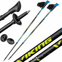 Kepikõnni kepid Viking Ruten Pro, 83 - 135 cm, sinine/roheline