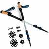 Kepikõnnikeppide komplekt Spokey Bastone Eco, 105 - 135 cm, must/hall