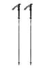 Kokkupandavad matkakepid Gabel Hybrid Carbon, 105-125 cm, must