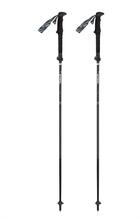 Kokkupandavad matkakepid Gabel Hybrid Carbon, 105-125 cm, must