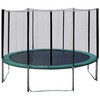 Batuut turvavõrguga Home4you, 426 cm, roheline