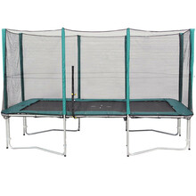 Batuut Home4you, 274x426 cm, turvavõrguga, roheline