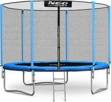 Batuut Neo-Sport NS-08Z181, 252 cm, välimise võrgu ja redeliga