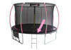 Batuudi vedrukate Lean Sport Max, 305 cm, must-roosa