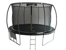 Batuut Lean Sport, 426 cm, must/roheline