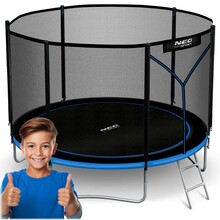 Aia batuut Neo-Sport, 252 cm, välimise võrguga