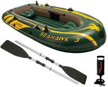 Täispuhutav paat Intex Seahawk 3, 295 x 137 x 43 cm, roheline