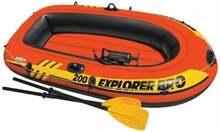 Täispuhutav paat Intex Explorer Pro 200, 196x102x33 cm, oranž/kollane