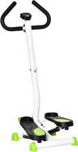 Stepper HomCom Fitness Swing, roheline, 55 x 44 x 108 cm, kuni 100 kg