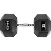 Kuusnurkne hantel HMS Hex Pro, 35 kg
