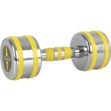 Kroomitud hantel inSPORTline Yellsteel, 7 kg
