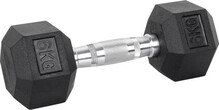 Hantel inSPORTline Hexsteel, 6 kg