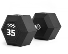 Hantel Tiguar Dumbbell HEX, 35 kg
