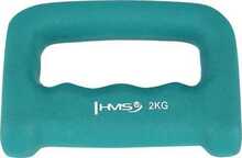 Hantel HMS CK20, 2 kg, roheline, neopreen