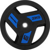 Kettakang raskus inSPORTline Herk, 20 kg, kummiga kaetud, 30 mm