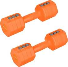 Reguleeritavad hantlid HMS HL03, oranžid, 2 x 2,5 kg