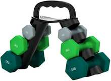 Hantlite komplekt Sportnow, 6 tk, 2 x 1 kg, 2 x 3 kg, 2 x 5 kg