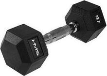Hantel HMS Hex Pro, 4 kg, kummiga kaetud