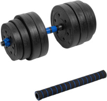 Reguleeritav bituumenhantel Rebel Active, 1x20 kg