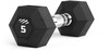 Hantli Tiguar Dumbbell HEX, 5 kg