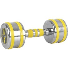 Kroomitud hantel inSPORTline Yellsteel, 8 kg