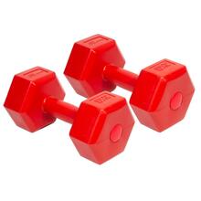 Hantlite komplekt Eb Fit 1027036, 2 x 3 kg, punane