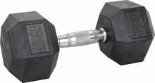 Kuusnurkne hantel InSportline Hex, 14 kg, must