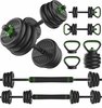 Kangi ja hantlite komplekt Tunturi Vinyl Barbell & Dumbbell Set, 20 kg