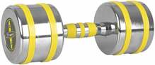 Kroomitud hantel InSportline Yellsteel, 14 kg