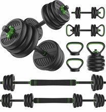 Kangi ja hantlite komplekt Tunturi Vinyl Barbell & Dumbbell Set, 20 kg