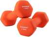 Hantlid Songmics, 2 x 1,5 kg, oranžid