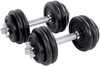 Reguleeritavate hantlite komplekt Songmics, 30 kg, must