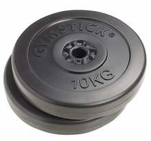 Ketasraskus Gymstick Vinyl, 2 x 10 kg