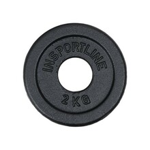 Kettakujuline hantel Insportline Castblack OL, 2 kg