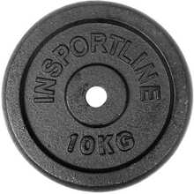 Ketasraskus inSPORTline Blacksteel, 10 kg, 30 mm