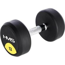 Kummist hantel HMS HG PRO, 12 kg